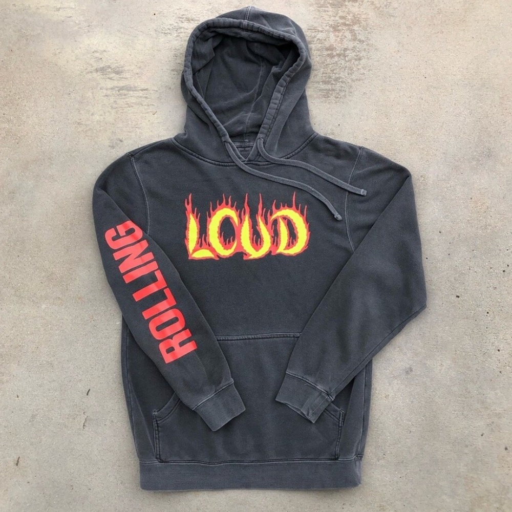 Rolling Loud Gray Graphic Hoodie